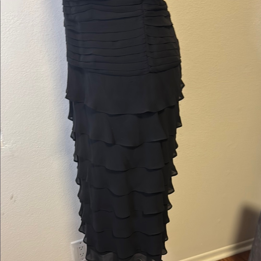 Tadashi Elegant Black Lace Halter Dress - Picture 5 of 7